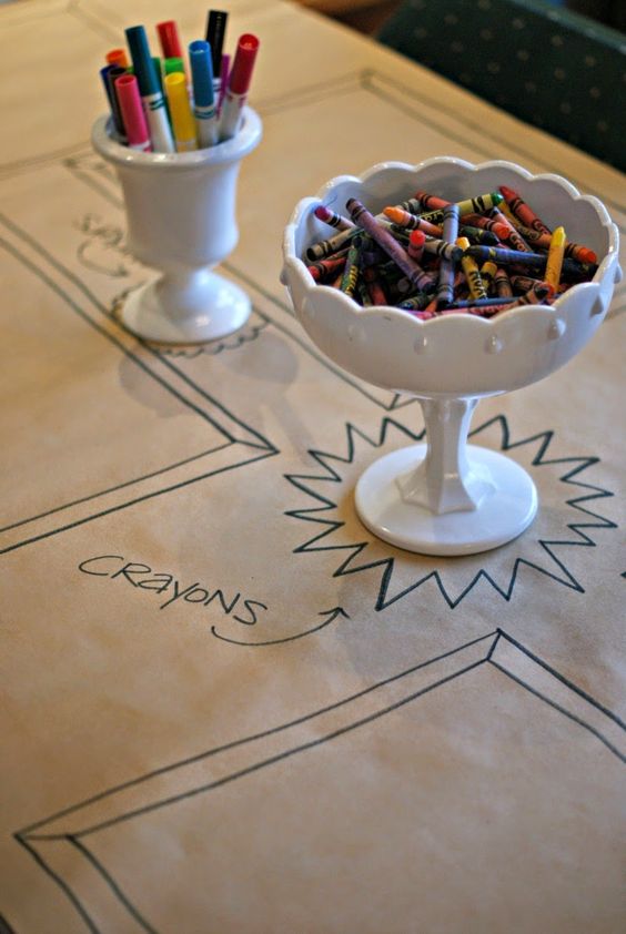 Wedding Ideas for Kids Table