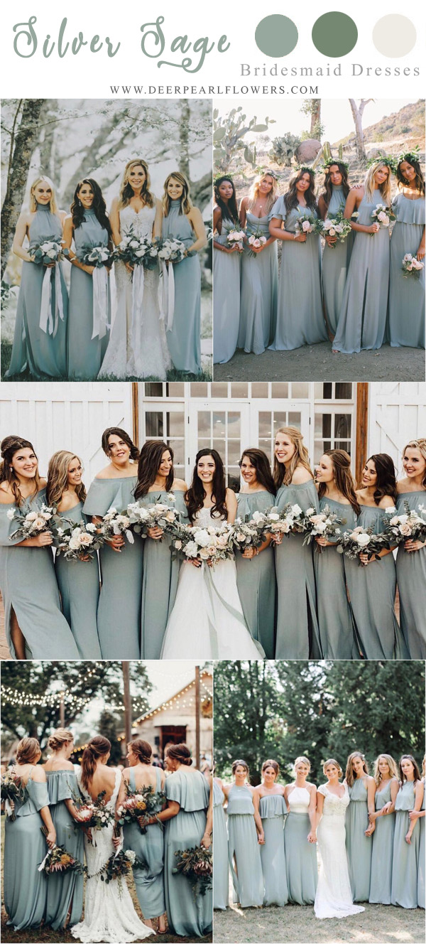 30 Silver Sage Green Wedding Color Ideas for 2021 My Deer Flowers