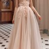 Peach Wedding Dress CHLOE