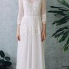 Vintage Boho Lace Wedding Dress D010