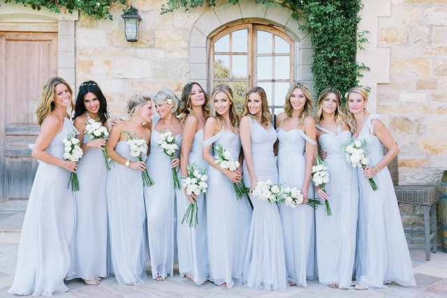 dusty blue summer wedding