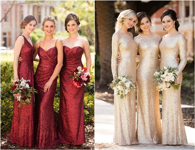 glitter bridesmaid