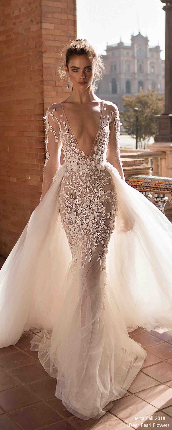 berta fall 2018 long sleeves wedding dresses BG6I2636