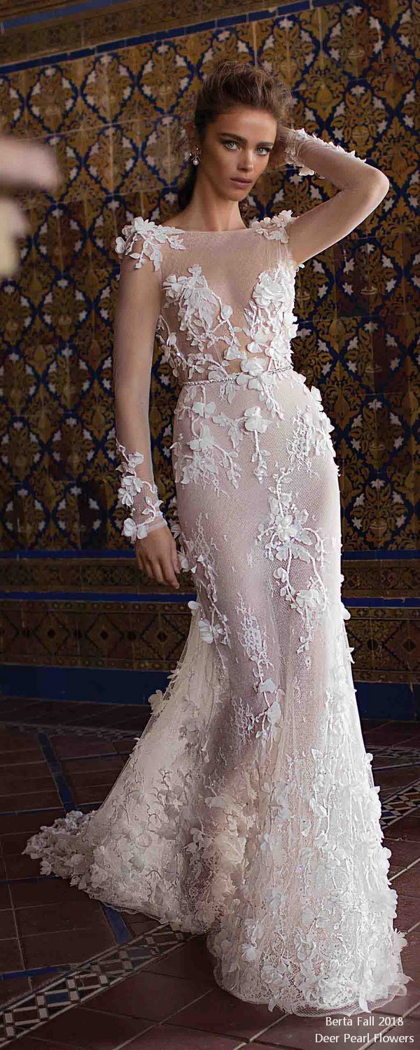 berta fall 2018 long sleeves wedding dresses BG6I3191