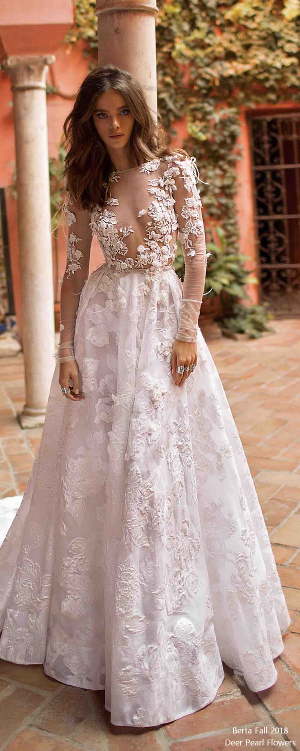 berta fall 2018 long sleeves wedding dresses BG6I6269-1