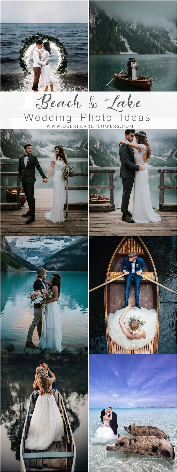 Beach, Ocean and Lake wedding photo ideas 