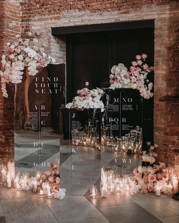 Translucent Acrylic Wedding Decor Ideas