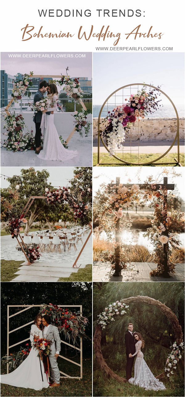 Wedding Trends Bohemian Wedding Arch Ideas