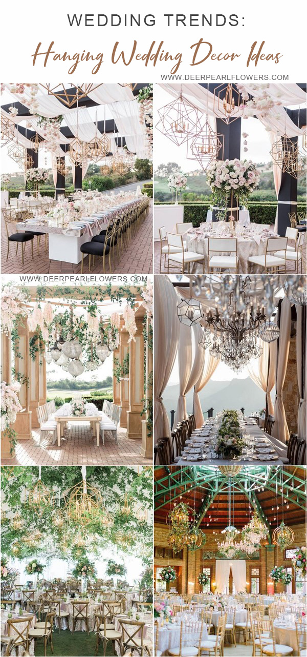 Wedding Trends Hanging Wedding Decor Ideas