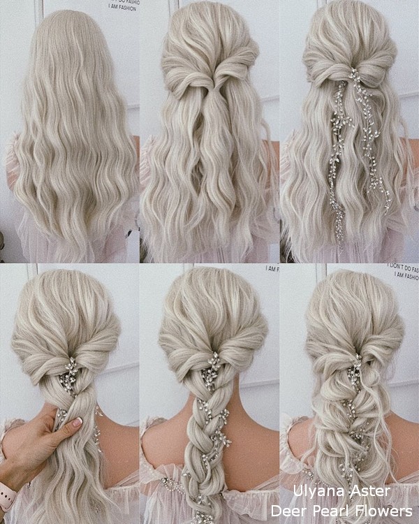 Ulyana Aster diy wedding hairstyle tutorial