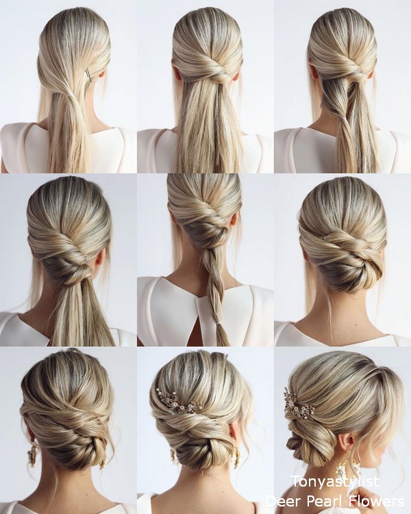 tonyastylist diy wedding hairstyle tutorial