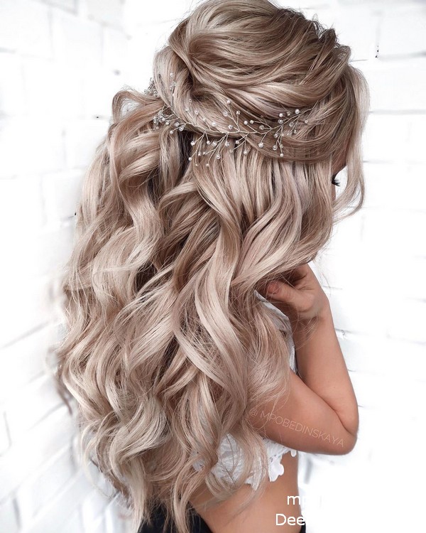 mpobedinskaya half up half down wedding hairstyles