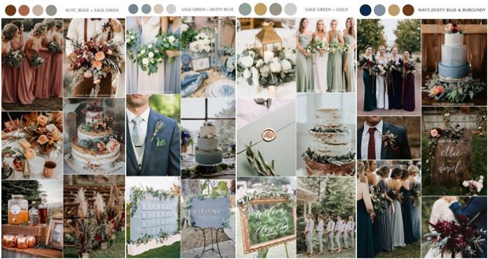 Top 10 Fall Wedding Color Scheme Ideas for 2023 Trends