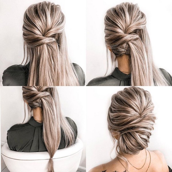 Wedding Hairstyle Tutorial for Long Hair from elstilespb #diy #wedding #weddinghairstyles #hairstyles