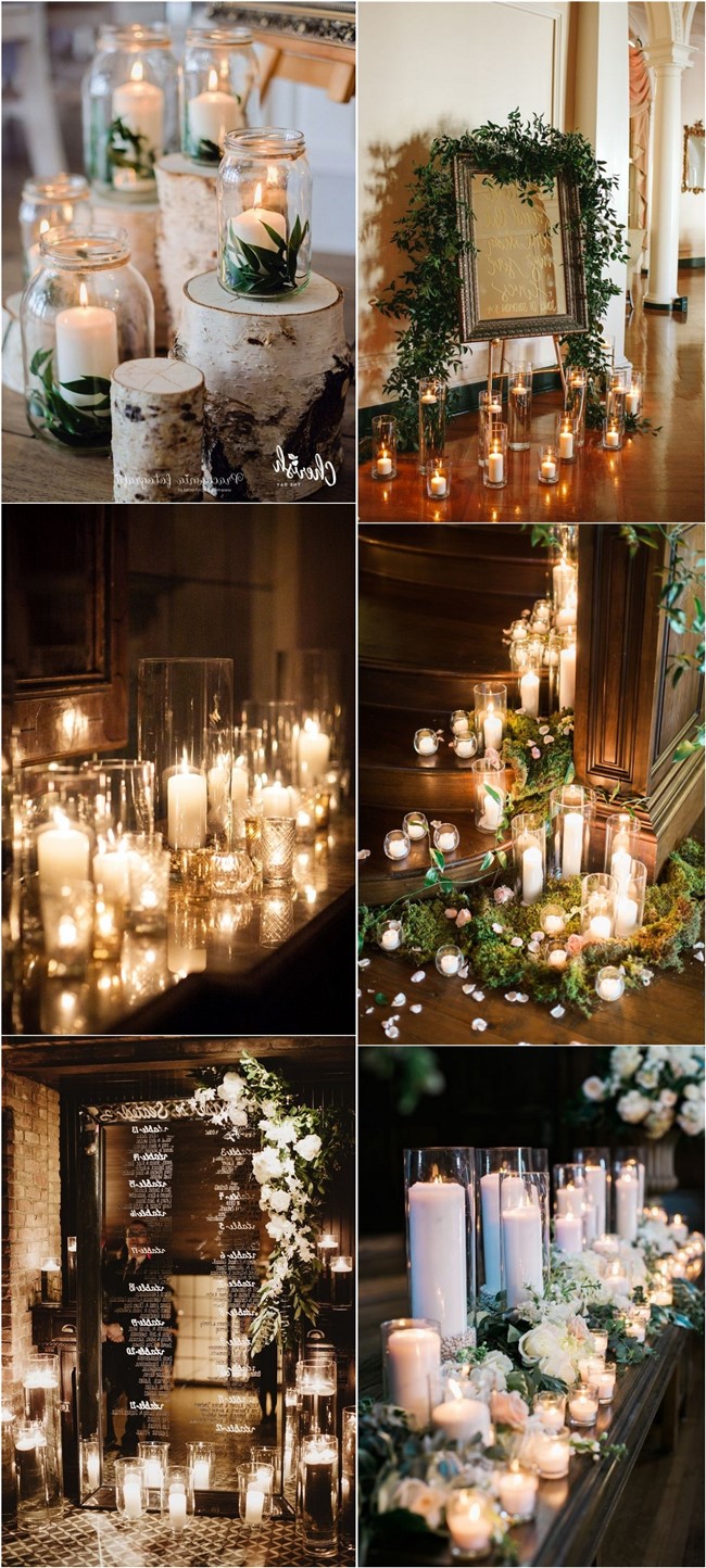Candle Wedding Ideas That Will Light Up Your Reception