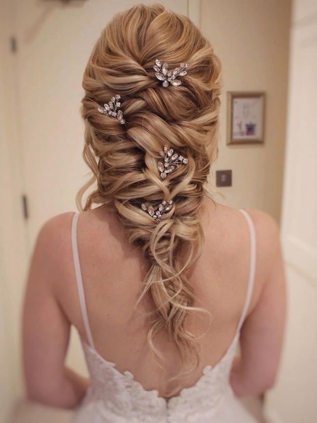 Olga Hampshire Half Up Half Down Wedding Hairstyles #wedding #hair #hairstyles #weddingideas