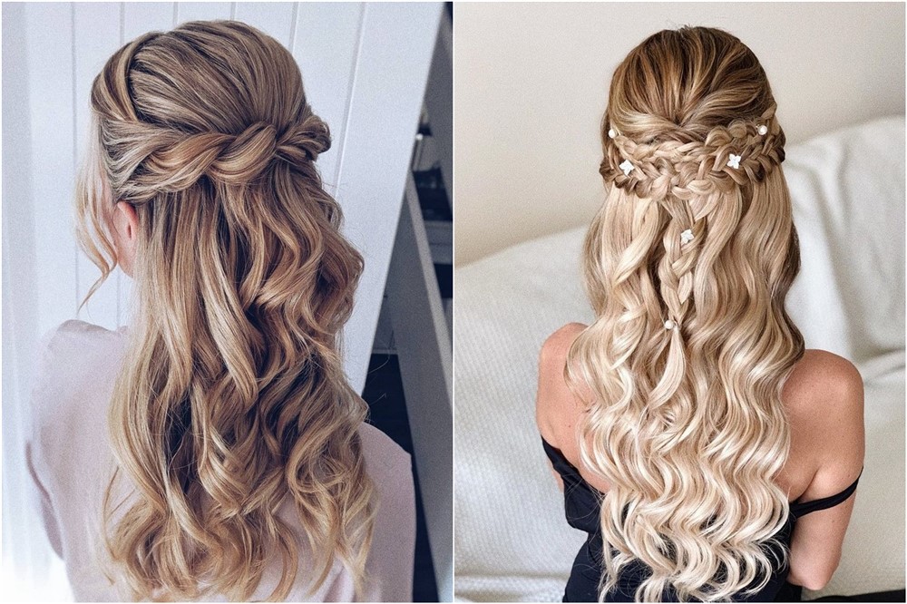 Olga Hampshire Half Up Half Down Wedding Hairstyles