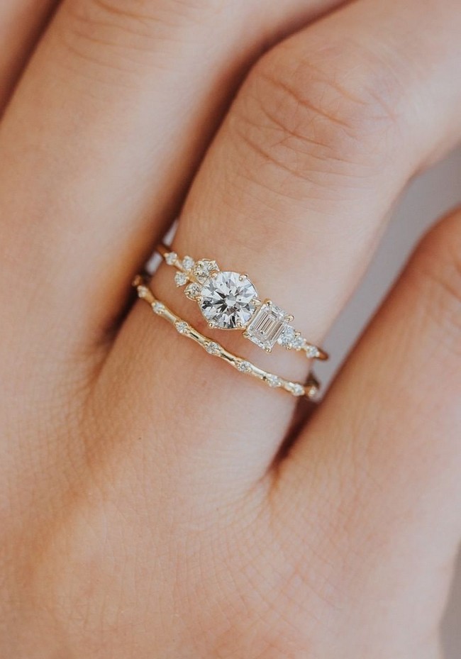 Vintage Engagement Rings and Wedding Bands from Melanie Casey Jewelry #rings #weddingrings #engagementrings