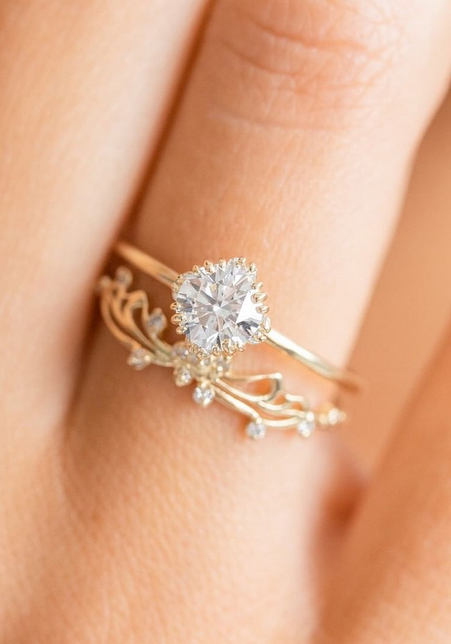 Vintage Engagement Rings and Wedding Bands from Melanie Casey Jewelry #rings #weddingrings #engagementrings