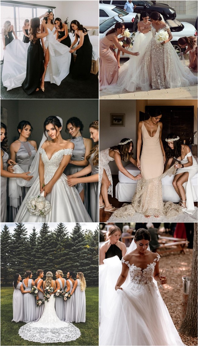 Wedding Photos With Bridesmaids #bridesmaid #wedding #weddingphotos #weddingideas